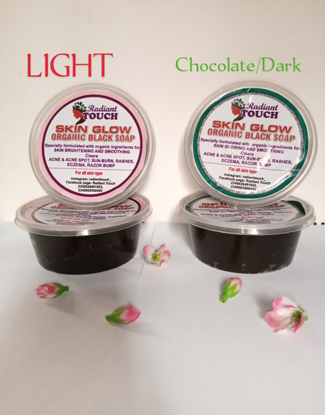 Radiant Touch Skin Glow Organic Black Soap